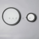 Axyaa Round Cement Ceiling Lamp for Living Room Bedroom Office Industrial Corridor Restaurant Loft Balcony