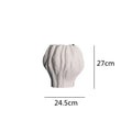 Axyaa Irregular Stripes Ceramic Vase for Home Decoration and Flower Arrangement