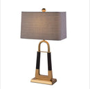 Axyaa Metal Luxe Bedside Lamp: Designer Living Room Decor
