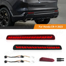 Axyaa LED Rear Bumper Reflectors for Honda CRV 2023-2024: Dynamic Turn Signal, Brake Lights