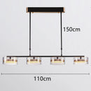 Axyaa LED Pendant Chandeliers for Modern Living and Dining Room Lighting