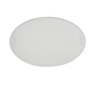 Axyaa Oval Leather Placemat 10PCS - Orange Waterproof Dining Table Mat Home Kitchen