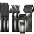 Axyaa Gold Stainless Steel Dinnerware Set Knife Fork Spoon Flatware Kitchen Wedding