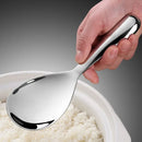Axyaa Stainless Steel Rice Spoon Long Handle Multi-purpose Cooker Scoop