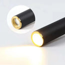 Axyaa Rotatable LED Wall Lamp Gold White Metal for Bedroom Living Room