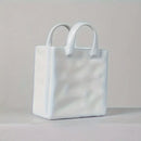 Modern Vase for Home Decor | Axyaa Handbag Shape Vase | White Table Decoration