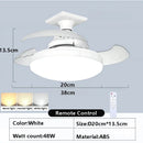 Axyaa Smart LED Ceiling Fan Light with Remote Control & App, Adjustable Color Temperature & Brightness for Living Room & Bedroom