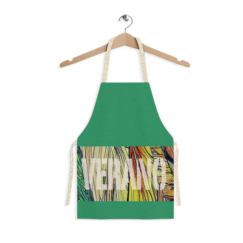 Axyaa Sunflower Kitchen Apron for Adults and Kids