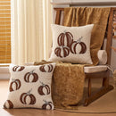 Axyaa Autumn Pumpkin Plush Pillowcase for Sofa Decoration
