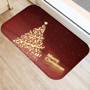 Axyaa Christmas Balls Tree Printed Door Mat Non-Slip Floor Carpet)((((