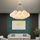 Axyaa 3D Printed Acrylic Bubble Ball Chandelier for Children'S Room and Dining Island