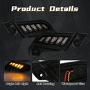 Axyaa LED Daytime Running Light Fog Lamp for Toyota Tacoma 2012-2015 White Daylights Yellow Turn Signal