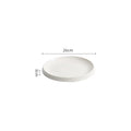 Axyaa Ceramic Steak Plate - Specialty Tableware for Restaurants and Home Dining