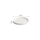 Axyaa Ceramic Steak Plate - Specialty Tableware for Restaurants and Home Dining