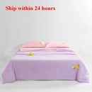 Axyaa Cool Silk Summer Quilt - Color Matching Spandex - Air Conditioner Quilt