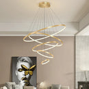 Axyaa Modern Living Room Chandeliers Indoor Ceiling Lamp LED Hanging Lights
