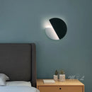 Axyaa Iron Round LED Wall Lamp for Living Room Bedroom, Nordic Acrylic Light Fixtures