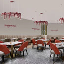 Axyaa U-shaped Chandelier Water Pipe Fixture for Restaurant, Bar, Bedroom - Creative Design