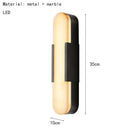 Axyaa Marble LED Wall Lamp for Home Bedroom Living Room Decor