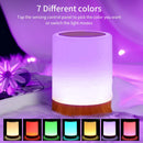 Axyaa RGB Touch Control LED Night Light - USB Rechargeable Table Lamp