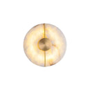 Axyaa Brass Alabaster Wall Lamp: Modern Indoor Sconce for Bedroom, Living Room, Aisle