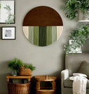 Nordic Handmade Round Macrame Tapestry for Bedroom and Living Room Decor by Axyaa