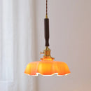 Axyaa Nordic Blue Glass Pendant Lamp for Dining Living Room Bedroom