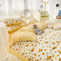 Axyaa Kawaii Kids Girls Bedding Set, Cute Print Duvet Cover, Single/Full/Queen Size