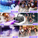 Axyaa 500W RGB LED Smoke Machine with Remote Control for Stage DJ Disco Party
