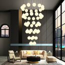 Axyaa LED Pendant Chandeliers for Modern Living and Dining Rooms