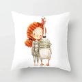 Axyaa Lovely Cartoon Pattern Cushion Cover 45*45cm