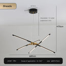 Axyaa Nordic Geometry LED Chandelier with Remote Control