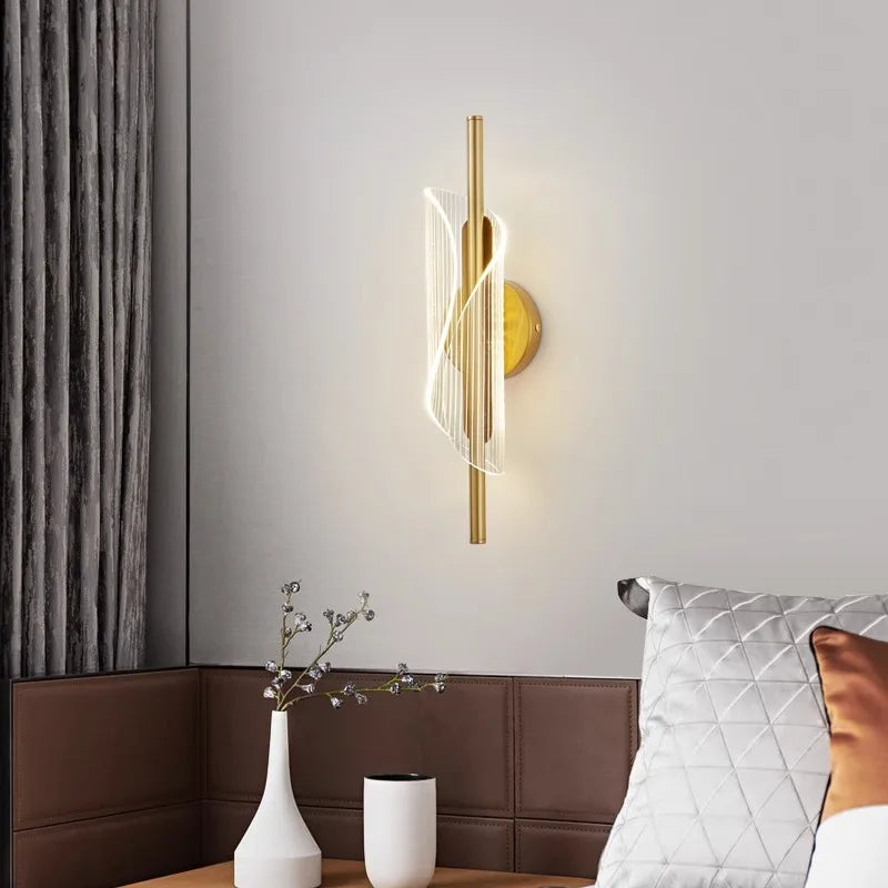 Axyaa Modern LED Wall Sconce Light Fixture for Bedroom and Living Room