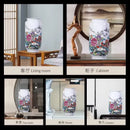 Axyaa Jingdezhen Ceramic Vase with Dracaena sanderiana for Painting and Calligraphy