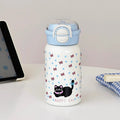 Axyaa Kawaii Cat Bow-tie 500ml Thermos Water Bottle - Stainless Steel Tumbler