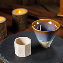 Axyaa Retro Coarse Pottery Coffee Cup - Creative Kiln Ceramic Latte Cup