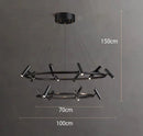 Axyaa LED Pendant Light Chandeliers for Modern Home Decor and Dining Room Lighting