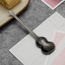 Axyaa Guitar Spoon: Stainless Steel Music Bar Dessert Stirring Gift