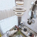 Axyaa Luxury Crystal Chandelier for Living Room Dining Home Decor