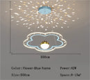Axyaa LED Starry Chandelier for Children's Room Pendant Lamp Nursery Bedroom Lighting