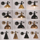 Axyaa Retro Rocker Arm Wall Lamp for Bedroom and Living Room