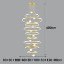 Axyaa Nordic Stair Chandelier Living Dining Room Lights Indoor Lighting