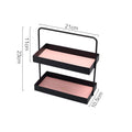 Axyaa Cosmetic Desk Organizer Jewelry Bathroom Makeup Perfume Skin Care Storage Rack