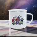 Axyaa Halloween Dwarf Pumpkin Enamel Mug: Holiday Gift, Cute Drinkware
