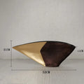 Nordic Resin Vase Fan-shaped Decoration Modern Abstract Crafts for Home Decor by Axyaa