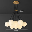 Axyaa Modern LED Pendant Light Chandeliers for Living and Dining Room