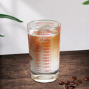 Axyaa Glass Measuring Espresso Cup Set for Coffee Extraction Mug