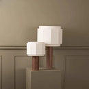 Axyaa Solid Wood Retro Table Lamp - Chinese Bedroom Living Room Wabi Sabi Style