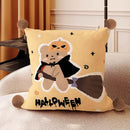 Halloween Cartoon Cushion for Living Room and Office by Axyaa