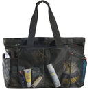 Axyaa Beach Bag: Lightweight, Waterproof, Foldable, with Mesh Straps and Zippered Pockets